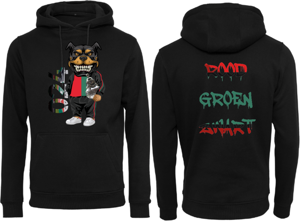 SPECIAL EDITION 024 x Rood, Groen, Zwart met beker Hoodie Kids