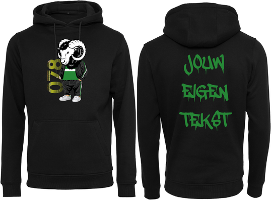 078 Dordrecht x Gratis eigen tekst Hoodie