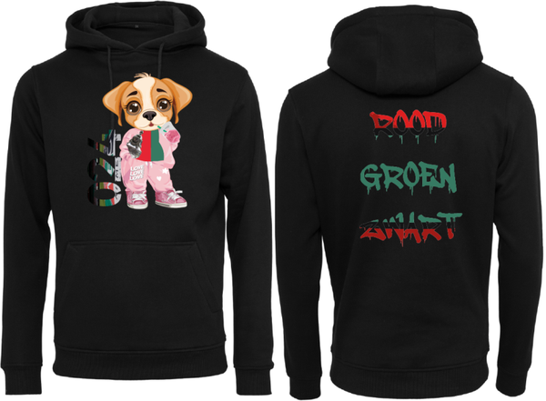LADIES SPECIAL EDITION 024 x Rood, Groen, Zwart met beker Hoodie Kids