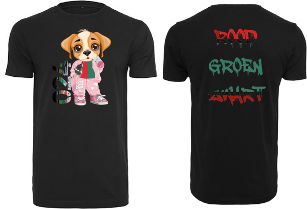 LADIES SPECIAL EDITION 024 x Rood, Groen, Zwart met beker Shirt Kids