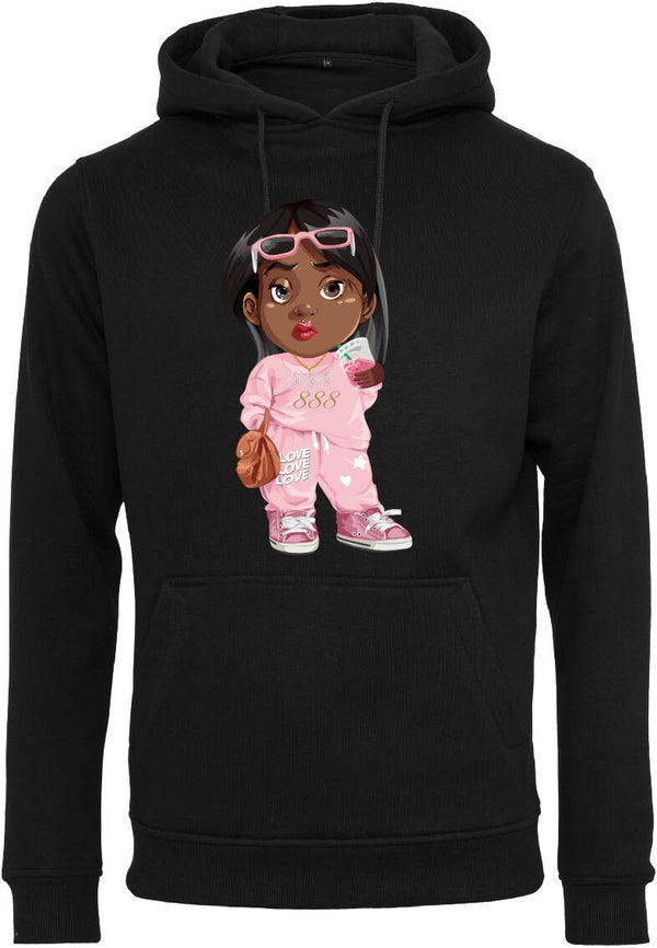 888 Black girl Hoodie