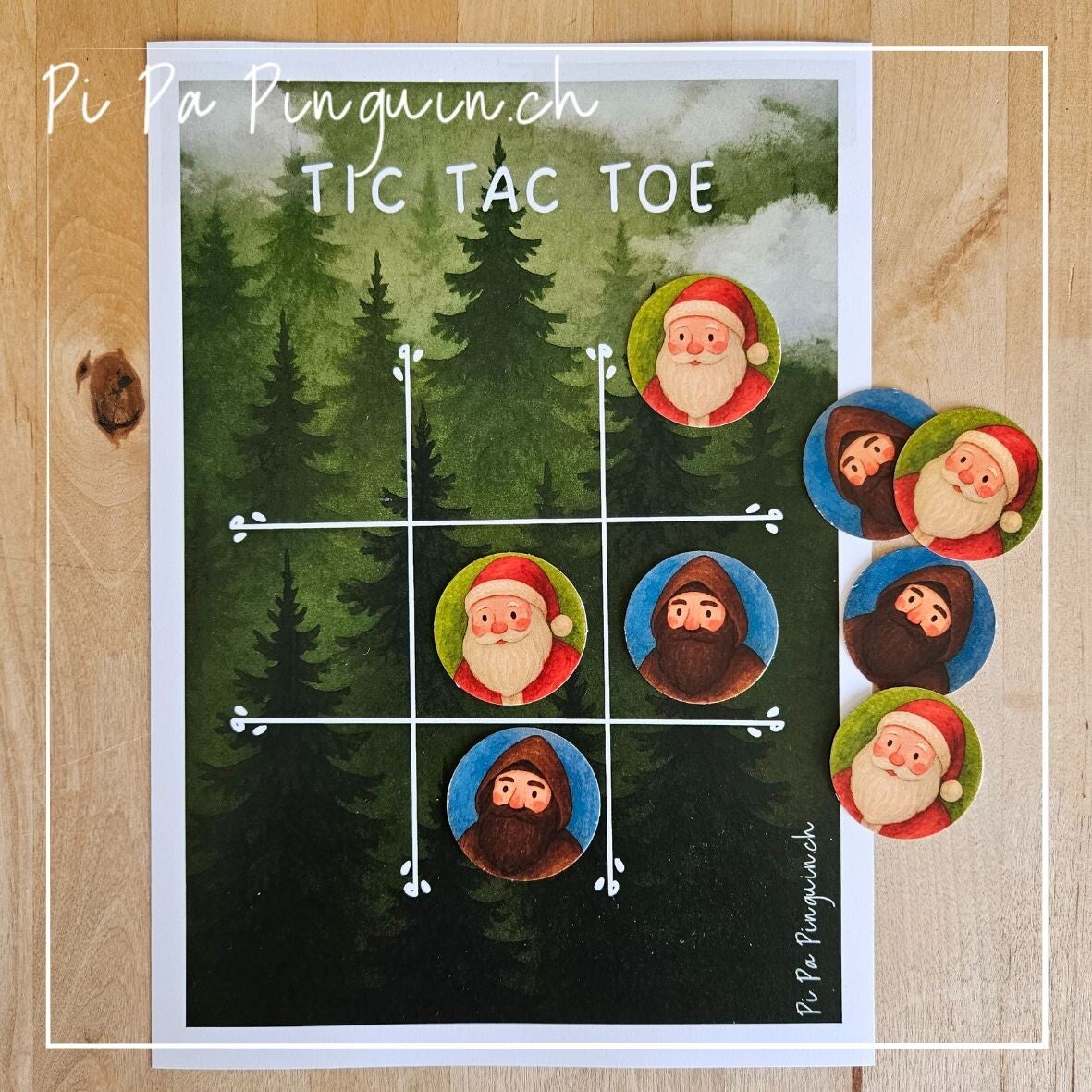 Tic Tac Toe mit Samichlaus und Schmutzli: Download-Datei