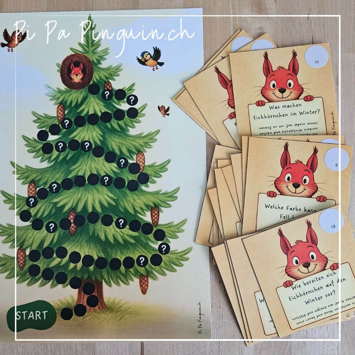 Eichhörnchen-Wissensspiel: Download-Datei