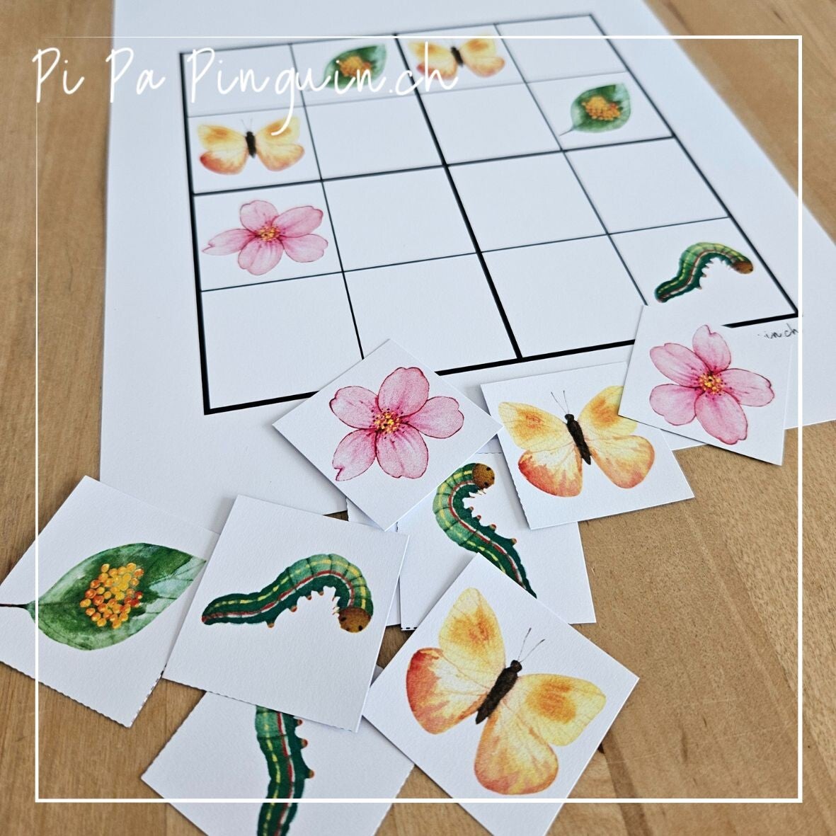 3 Schmetterlings SUDOKU's: Download-Datei