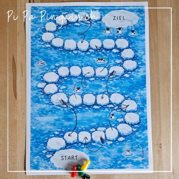 Pinguin Leiterspiel: Download-Datei