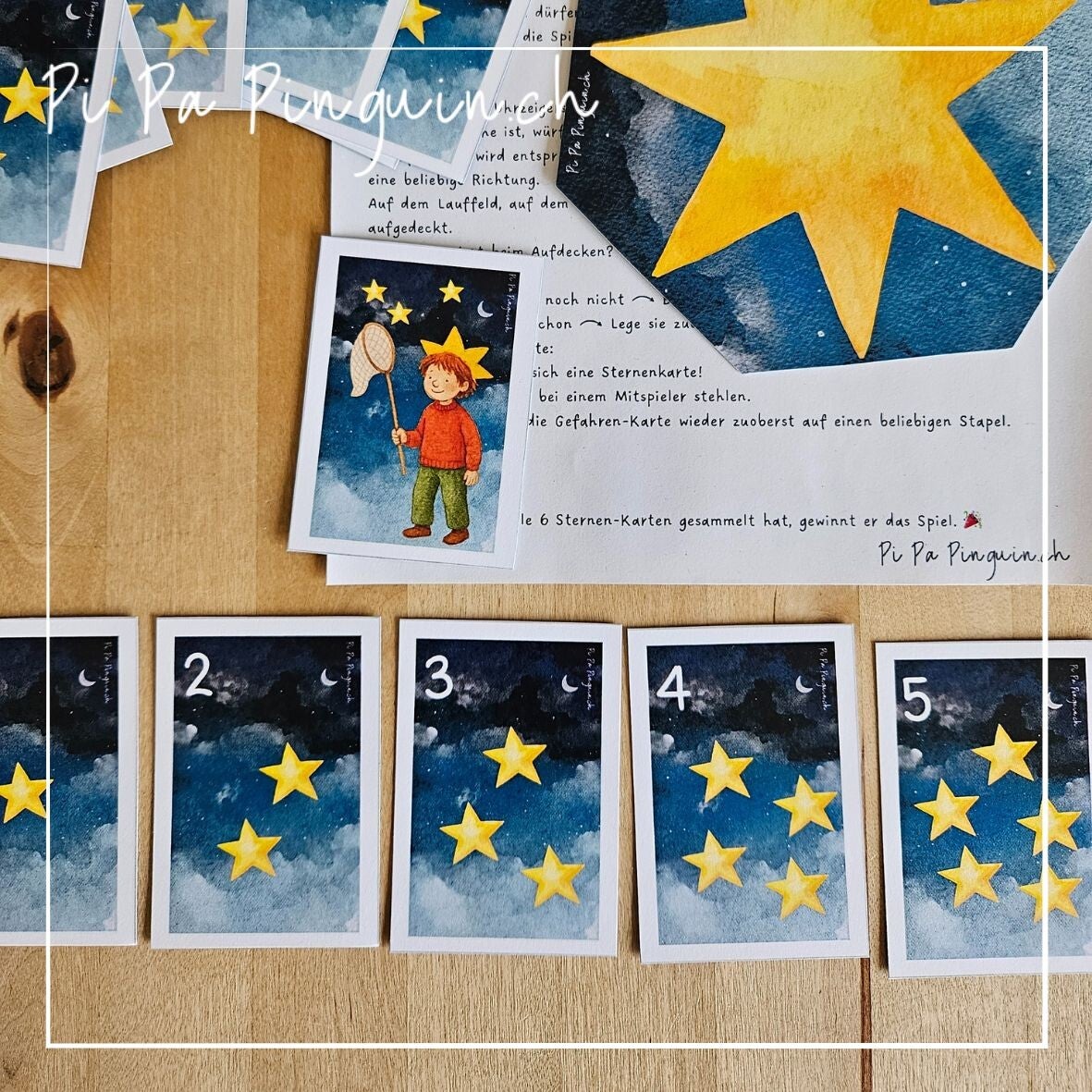 Sterne sammeln – Zahlen lernen im Kindergarten: Download-Datei