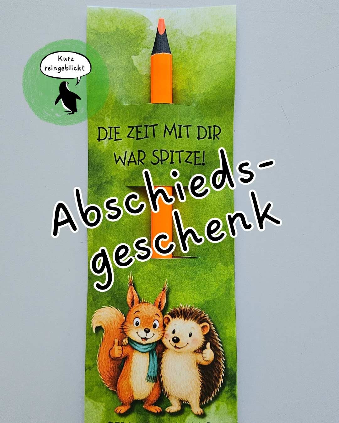 Abschiesgeschenk Schuljahresende