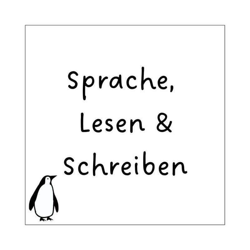Sprache, Lesen und Schreiben, Basisschriftbuchstaben mit Schreibablauf für Kindergarten und Unterstufe