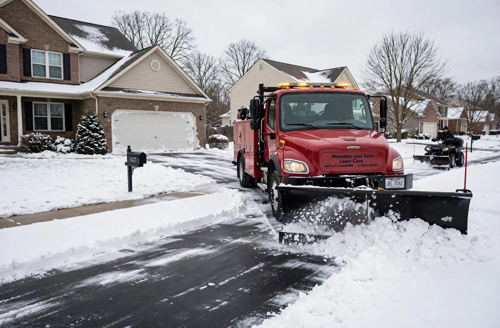 Snow removal and plowing service in Cincinnati Ohio