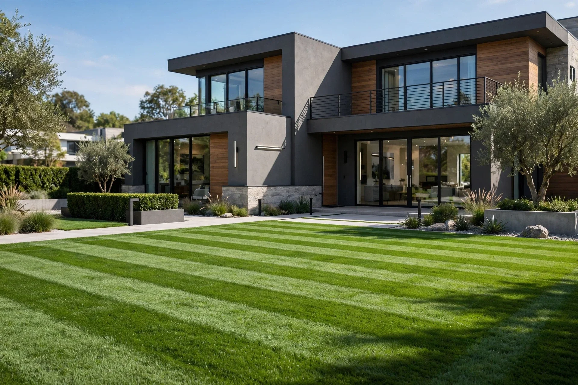 Professional lawn striping and property services in Fairfield, OH by Nienaber And Sons Lawn Care