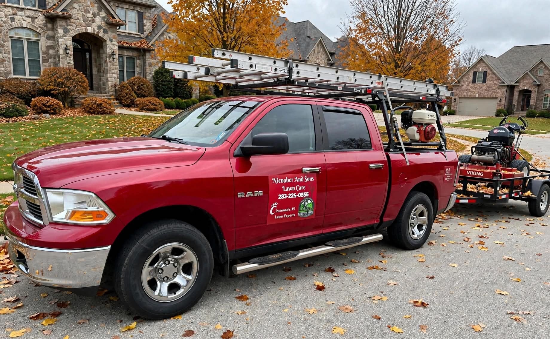 Reliable property maintenance and lawn care team working in Greater Cincinnati