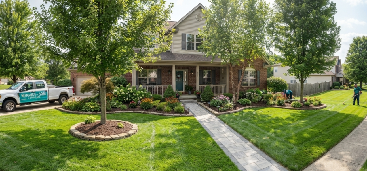 Professional lawn care and landscaping services for homes in Greater Cincinnati⁠