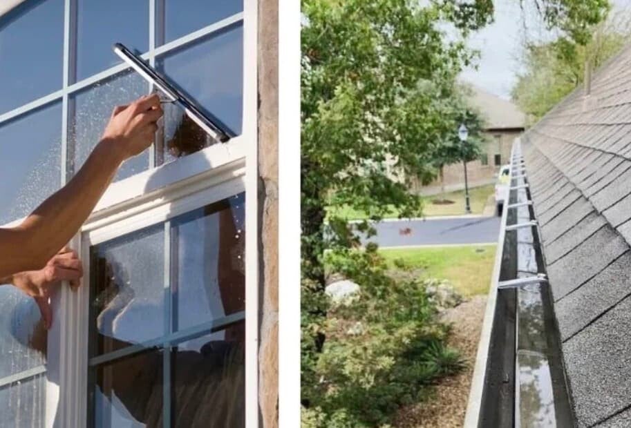 Reliable and efficient window cleaning and gutter cleaning services for Cincinnati homeowners.