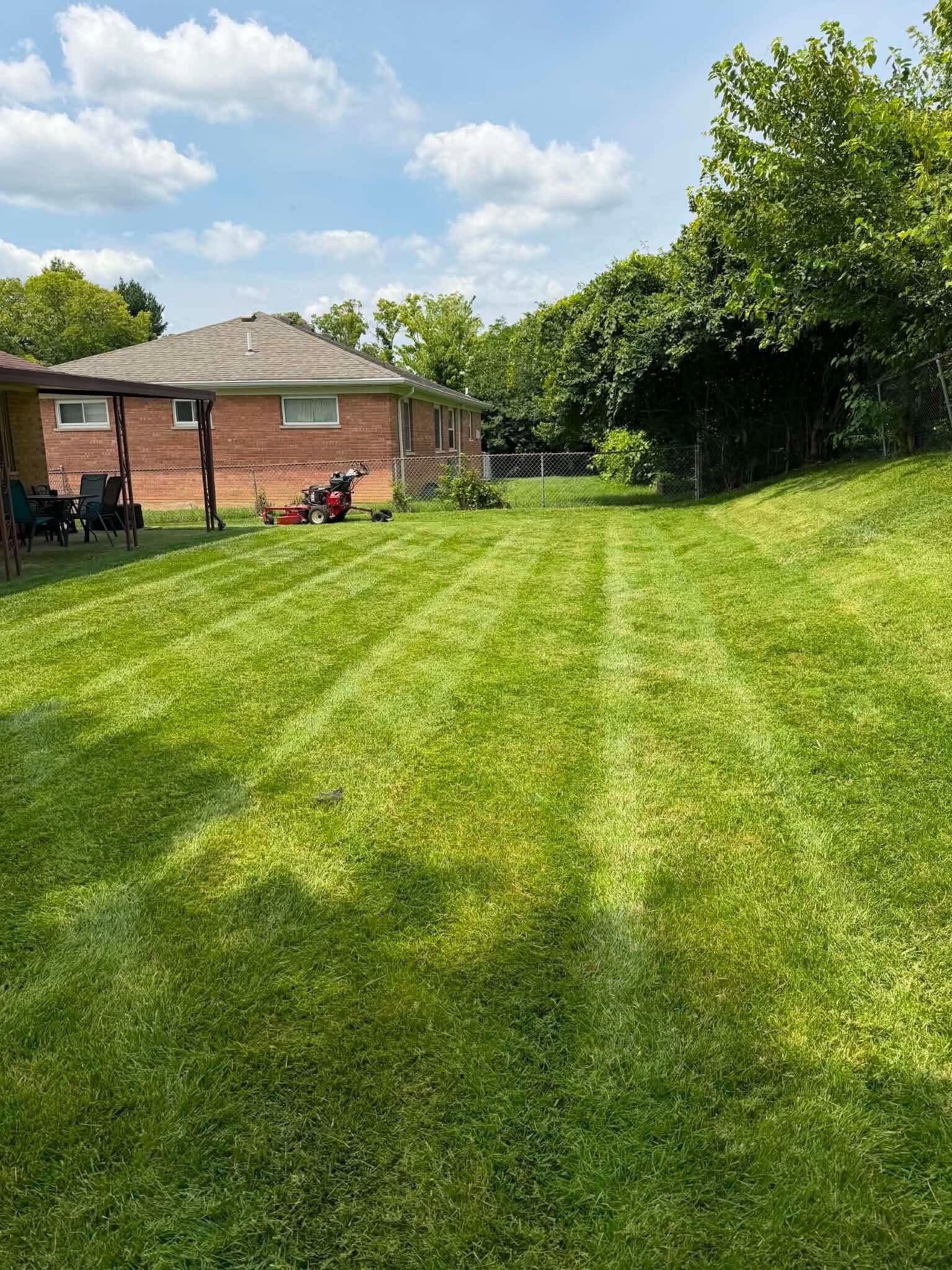 Professional lawn care and property maintenance in Addyston, Ohio by Nienaber And Sons Lawn Care.