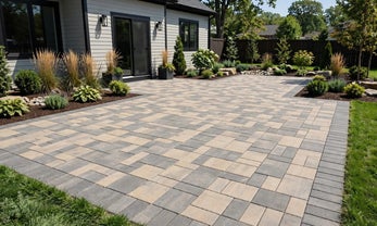 Paver patio installation and outdoor hardscaping by Nienaber And Sons Lawn Care in Cincinnati Ohio