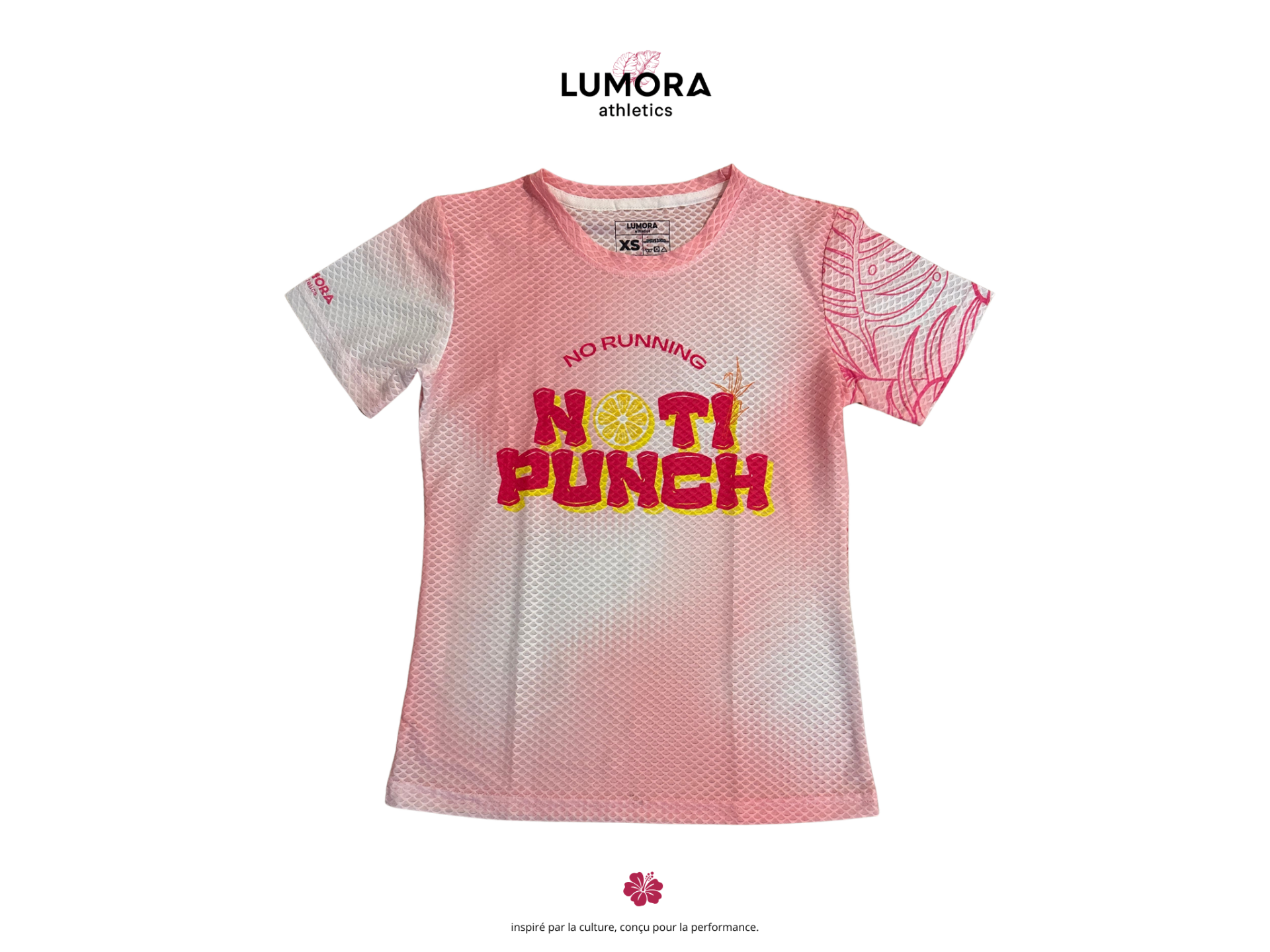 T-shirt "No Running, No Ti Punch" Femme