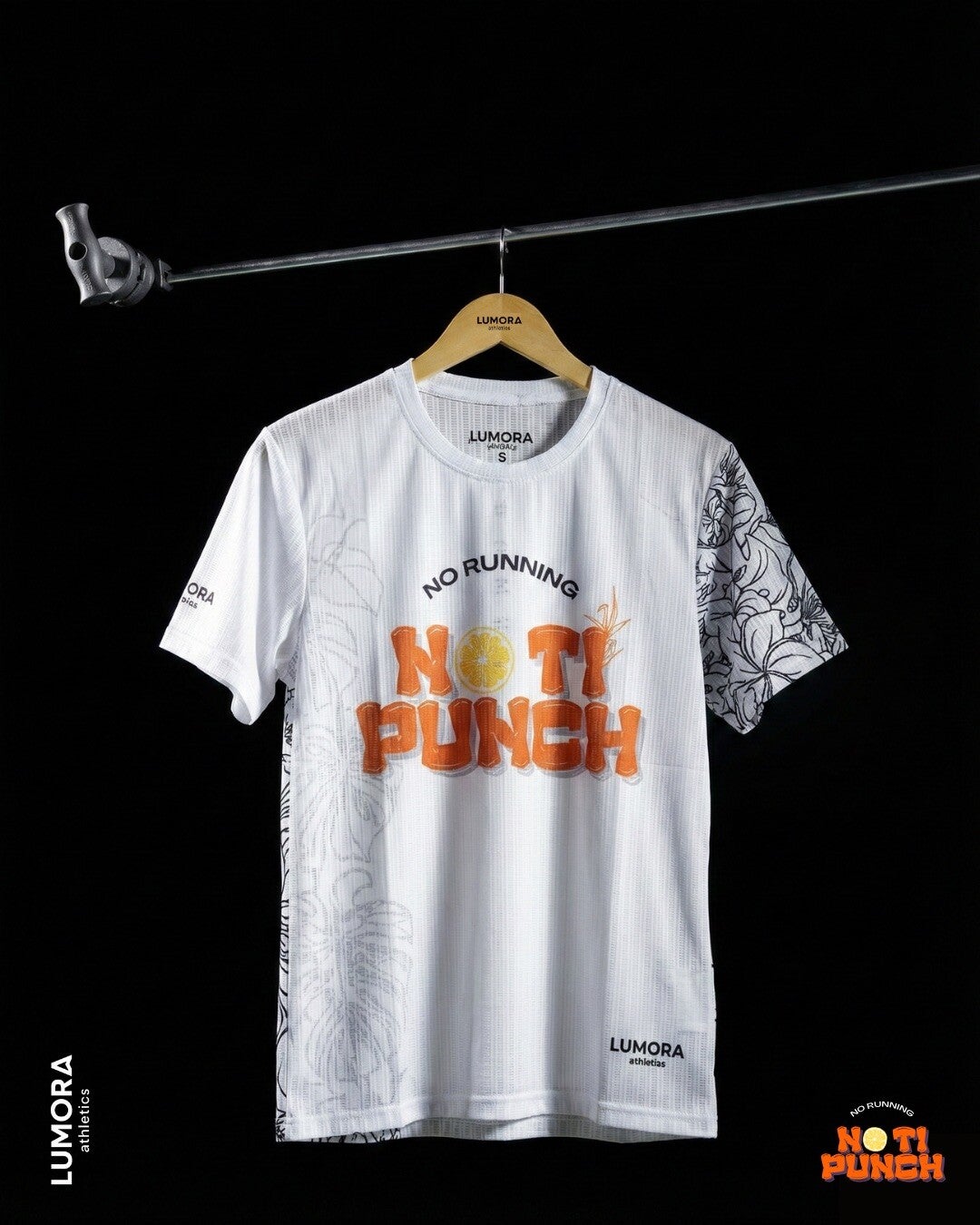 T-shirt "No Running, No Ti Punch"