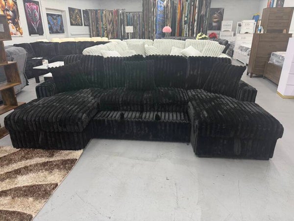 black corduroy sleeper sofa