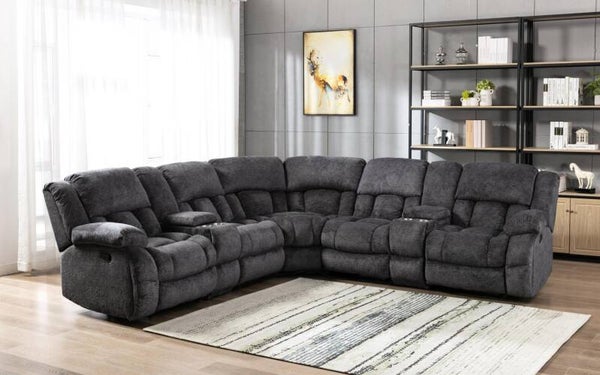 U65 Charcoal Gray Sectional