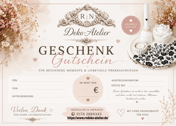 Geschenkgutscheine