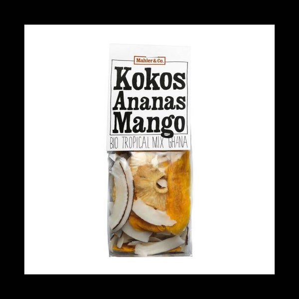 Bio Tropical Mix Ananas Mango Kokos 125g (Beutel)