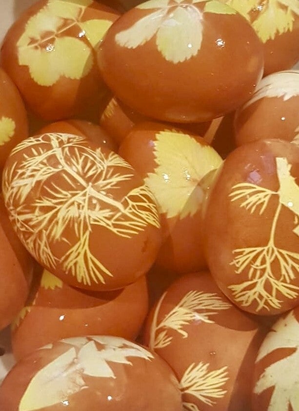 Bio Eier gefärbt 1 Stk wie zu Grossmutters Zeiten (CH)