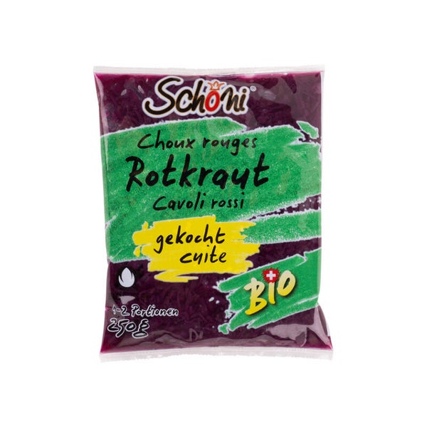 Bio Rotkraut gekocht 250g (CH)