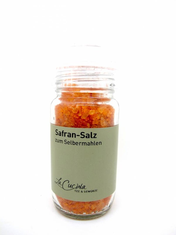 Safran-Salz in Mühle