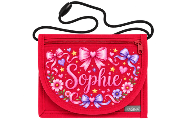 Personalisierter Brustbeutel Schleifchen