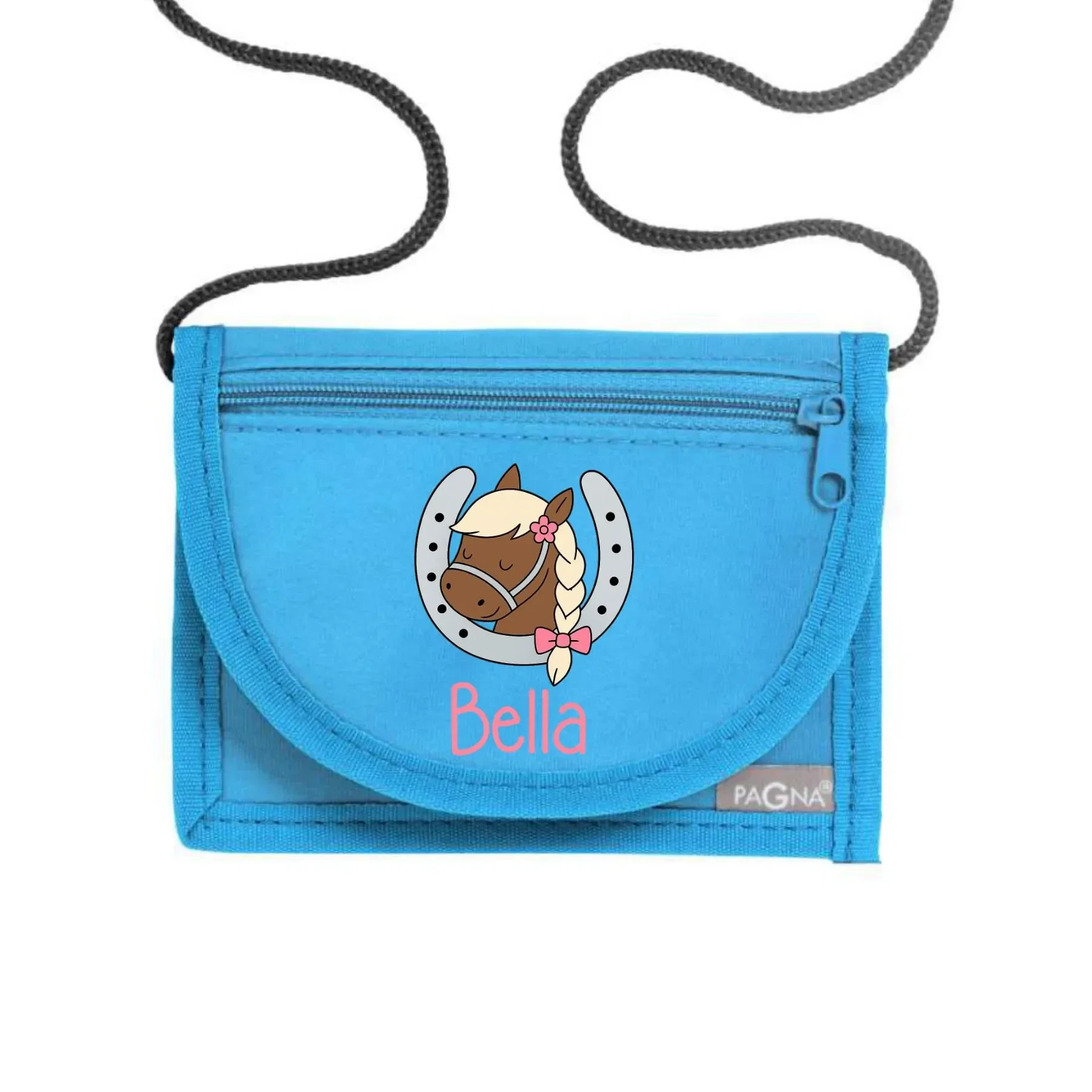 Personalisierter Brustbeutel Pferd