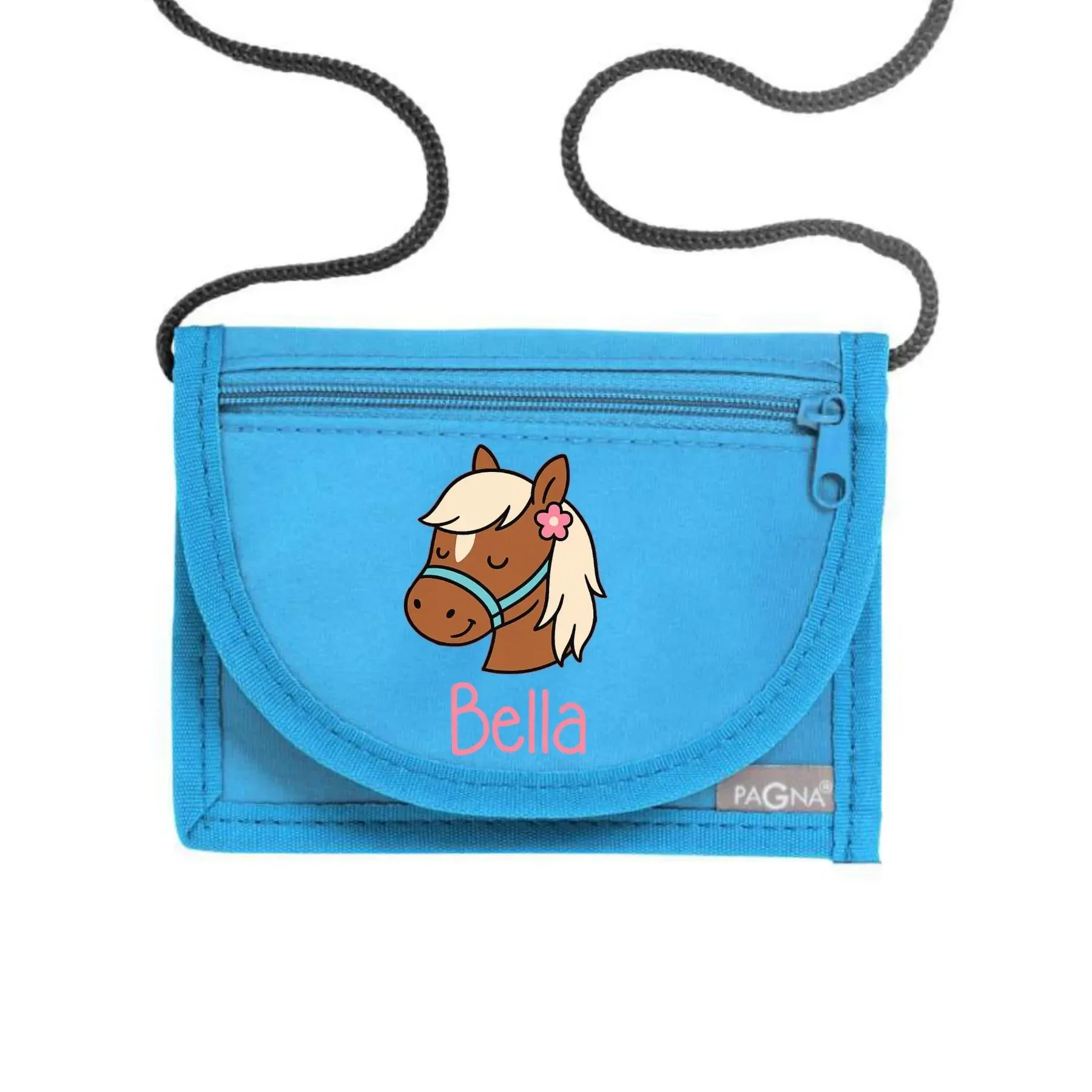 Personalisierter Brustbeutel Pferd