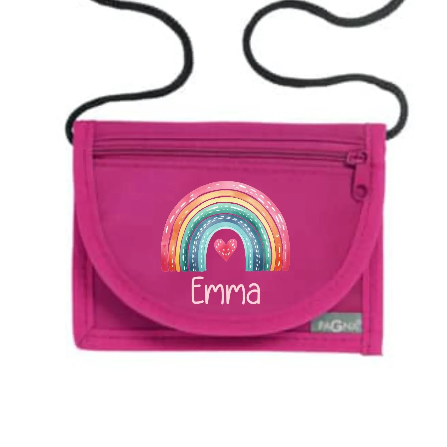 Personalisierter Brustbeutel Regenbogen