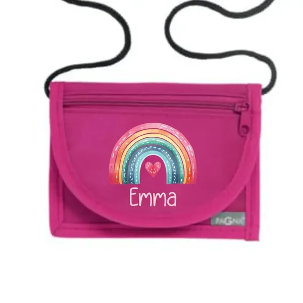 Personalisierter Brustbeutel Regenbogen