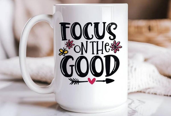 Focus on the Good Decal