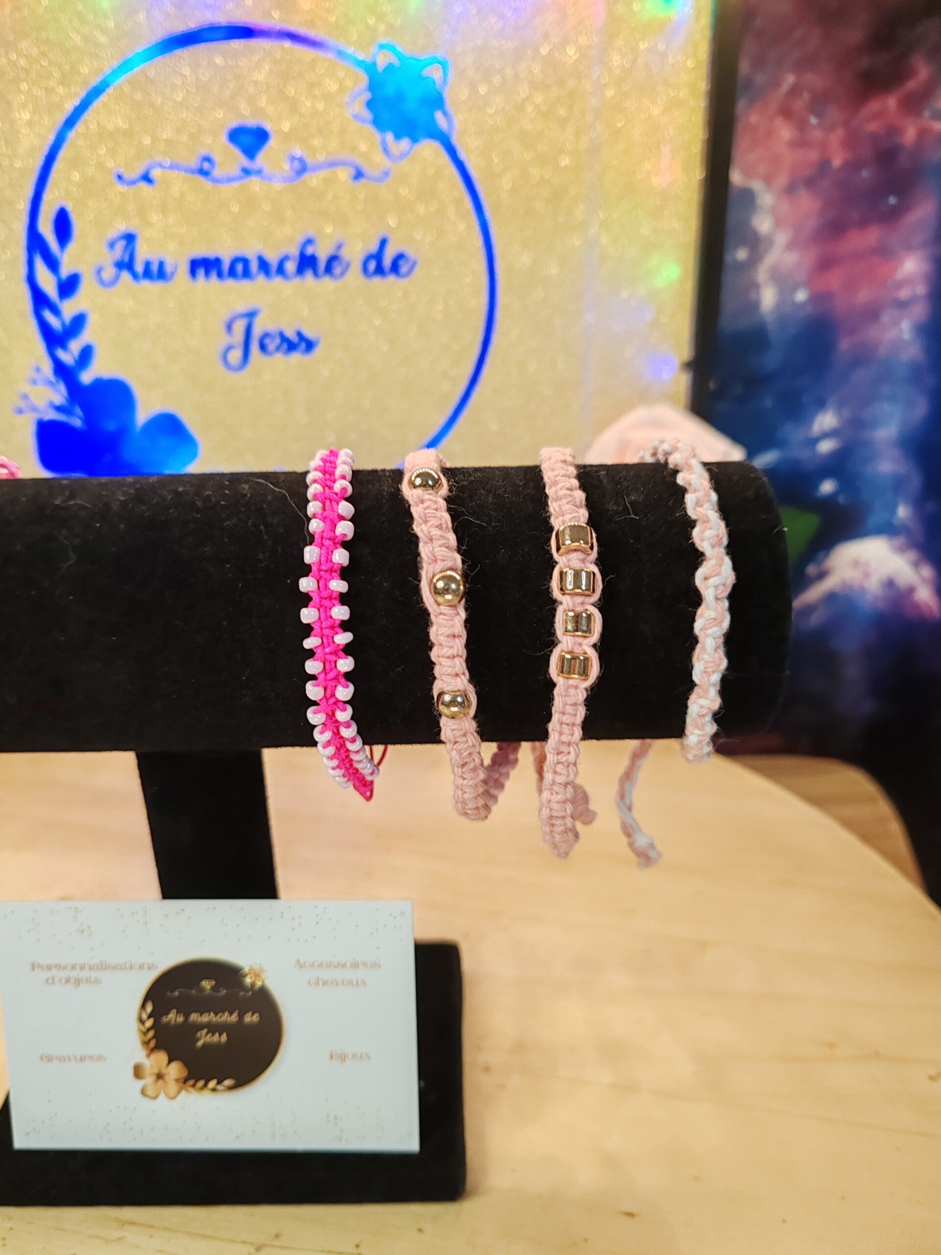 Bracelet en macramé