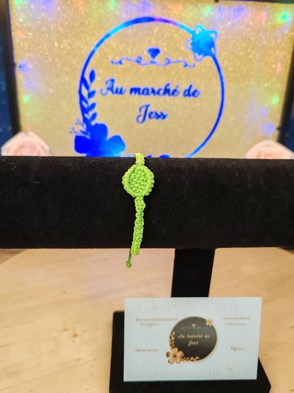 Bracelet en macramé