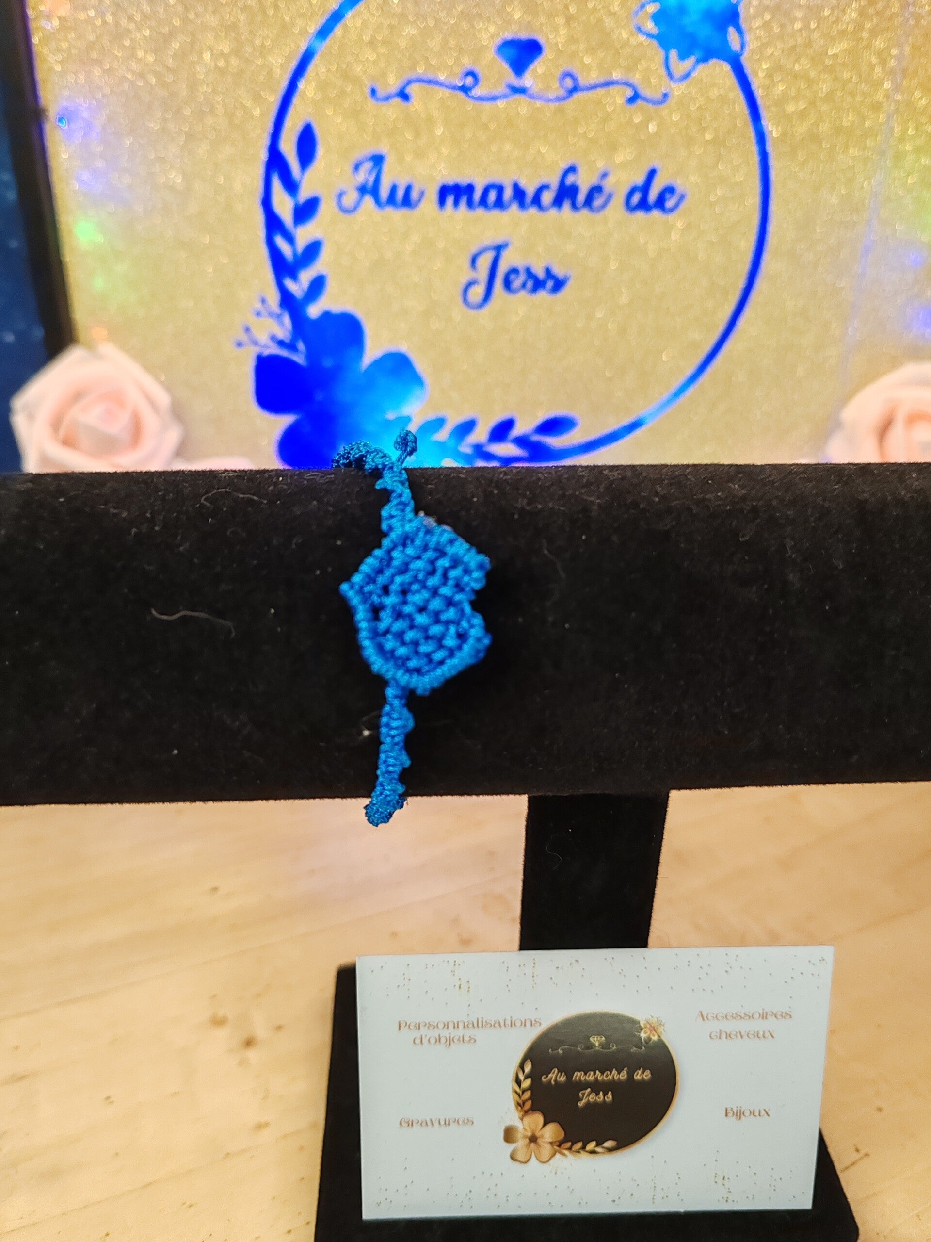 Bracelet en macramé