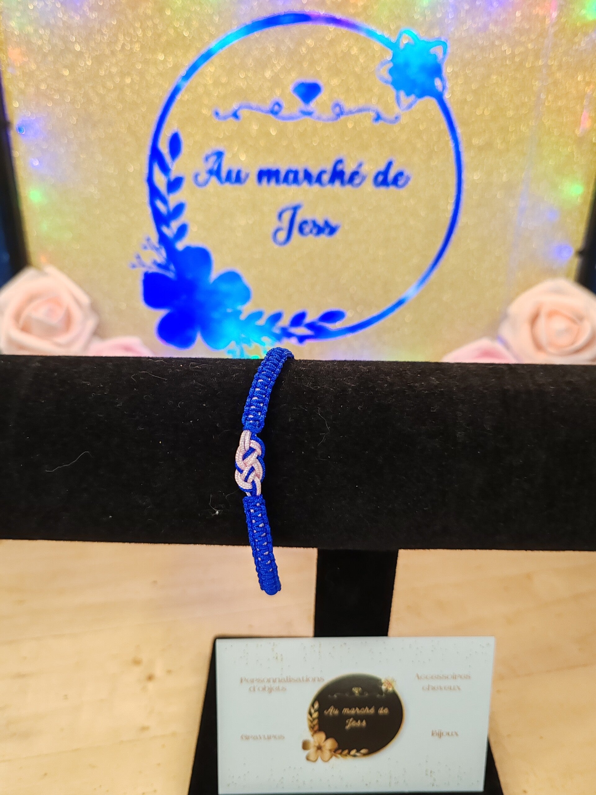 Bracelet en macramé