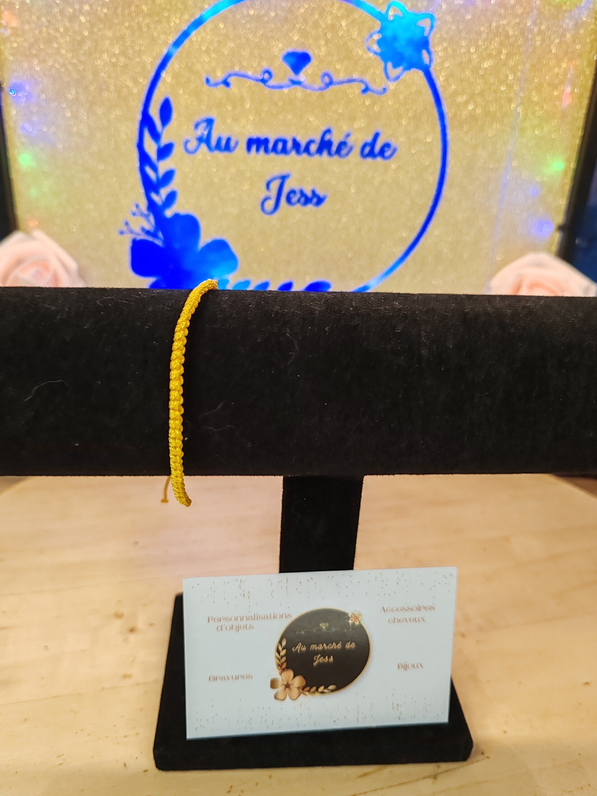 Bracelet en macramé