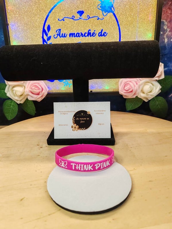 Bracelet octobre rose TP