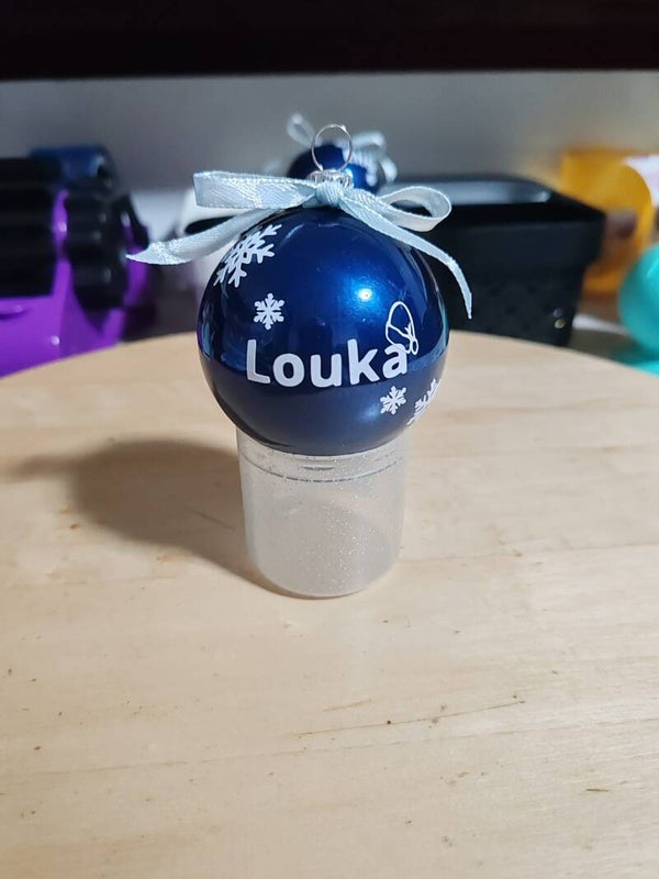 Boule de Noël personnalisé