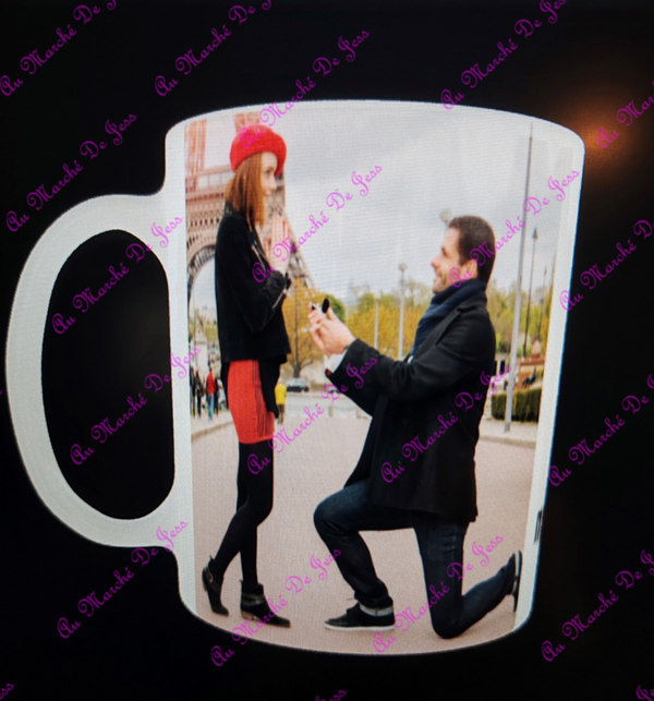 Mug personnalisé saint valentin