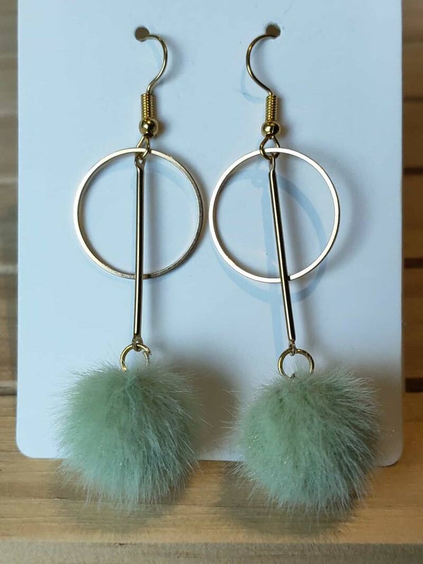 Minty Fluff Circle Drops