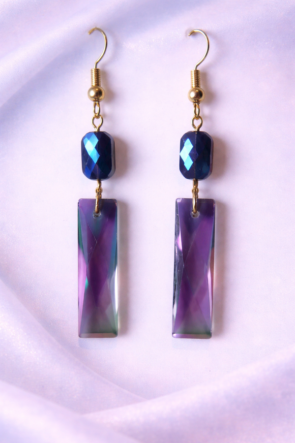 Iris Glow Dangle Oorbellen