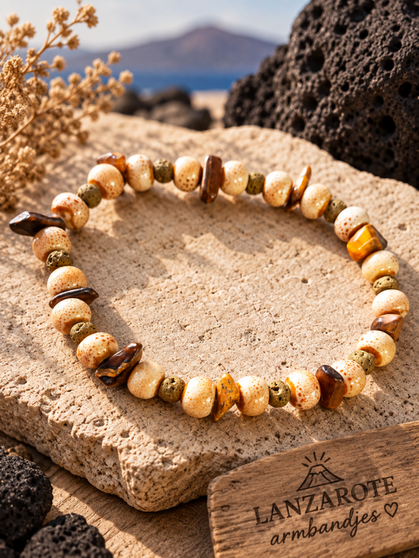 🌋 Lanzarote armband – Earth