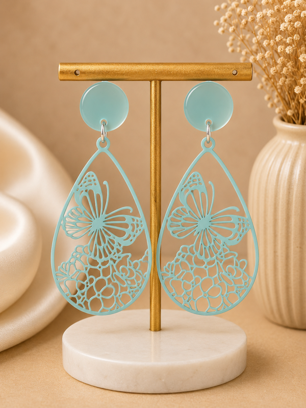 Sky Belle Oorbellen – Modern Butterfly Collection