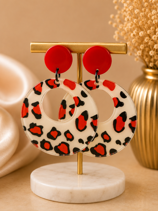 Rouge Sauvage Oorbellen – Parisian Chic Collection