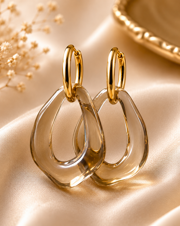 Champagne Glow Oorbellen