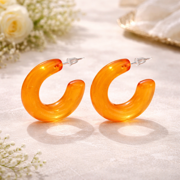 VIVARA Hoops – Sunset Orange