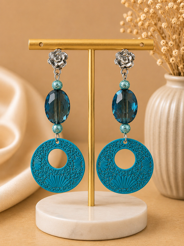 Azure Élégance Oorbellen – Coastal Luxe Collection
